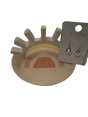 Boho Rainbow Jewelry Holder & earrings